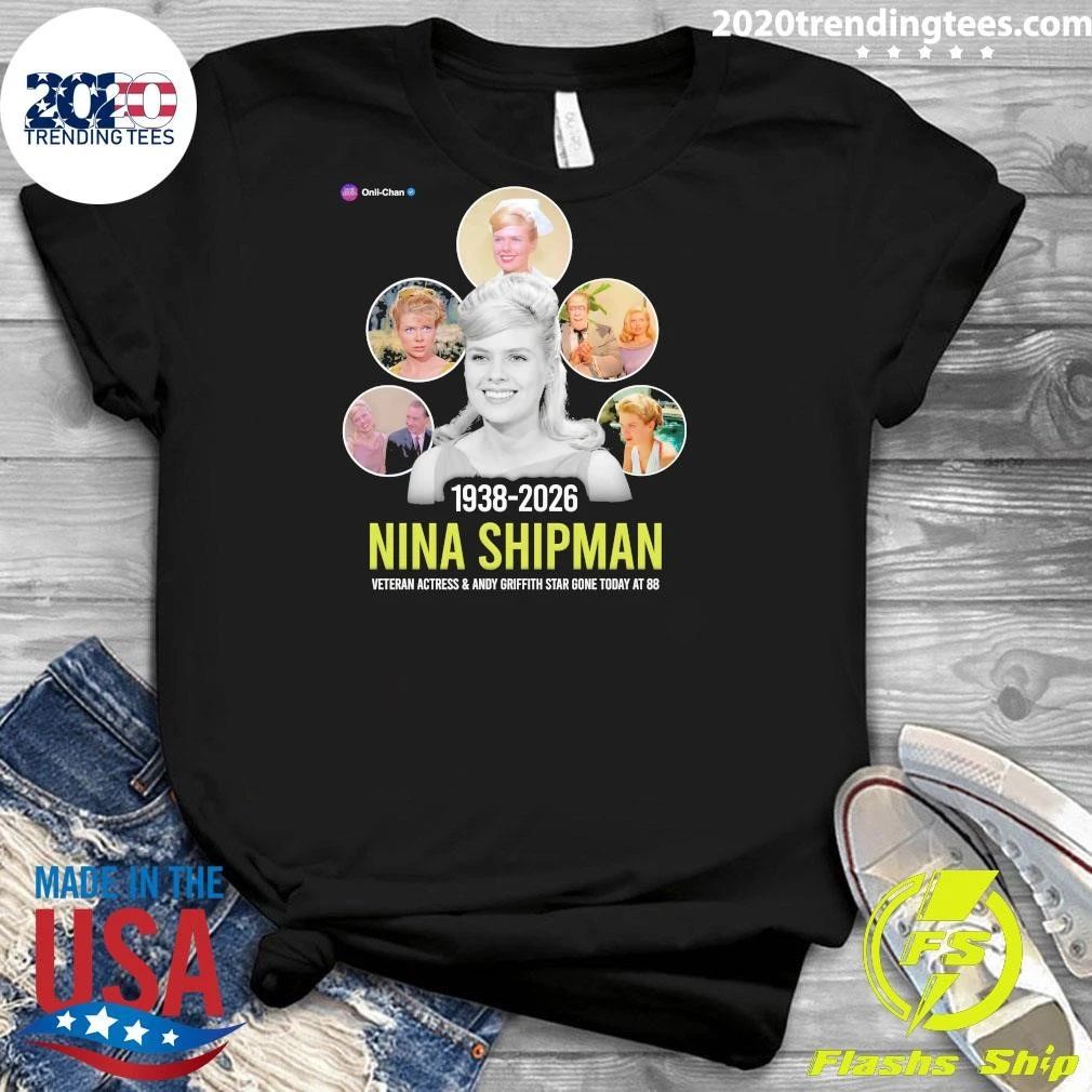 Nina Shipman 1938-2026 Veteran Actress & Andy Griffith Star Gone At 88 Shirt