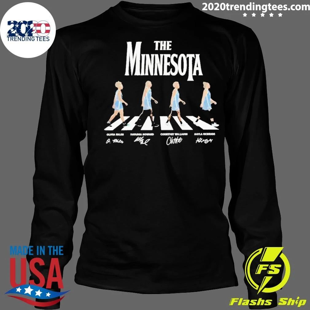 Kayla Mcbride Williams Howard Miles The Minnesota Abbey Road Signatures Shirt