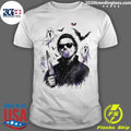 Michael Myers Bubble Gum Slasher Graphic Spooky Season Movie Shirt