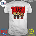 Rush With Anika Nilles Classic Logo Band Parody Shirt
