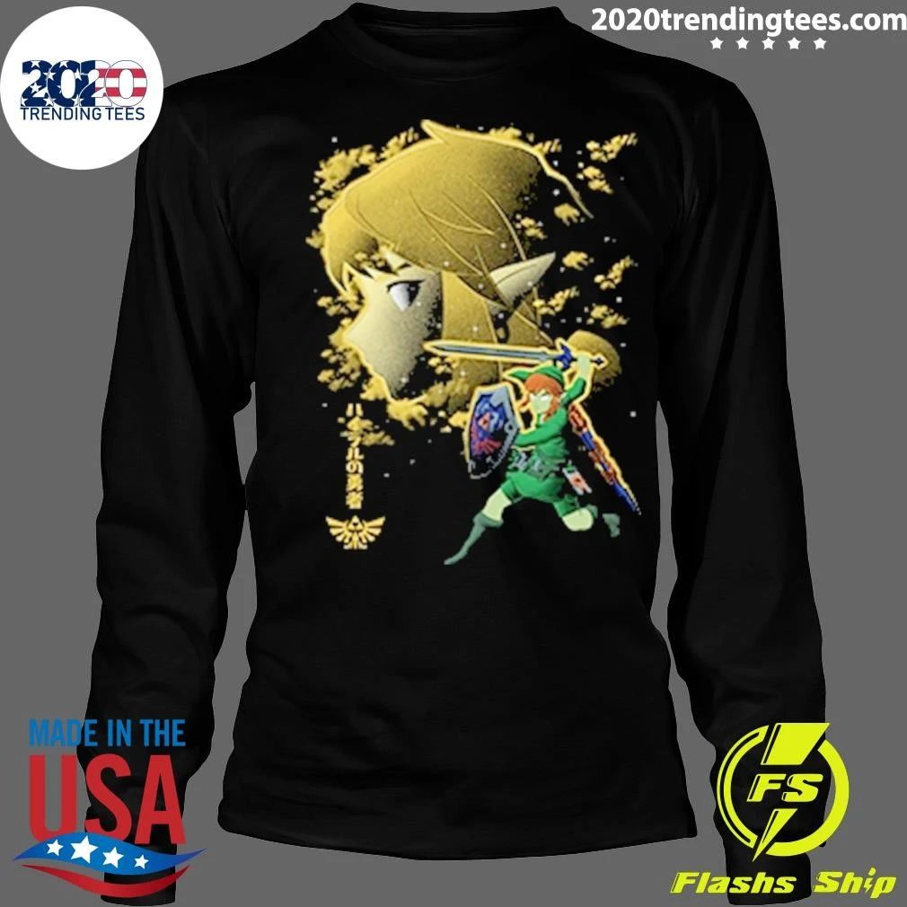Hero of Hyrule Night Sky Line Art Shirt