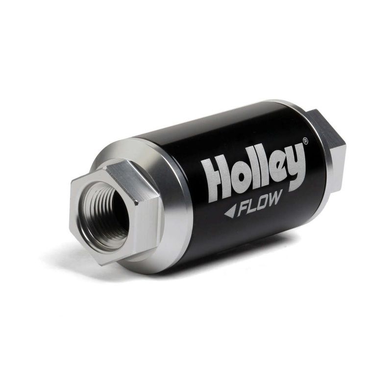 Holley 162-562 Billet HP Fuel Filter – 3/8NPT 40-Micron 100GPH