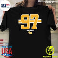 Aaron Donald 97 Pittsburgh Panthers Football Stripe Shirt