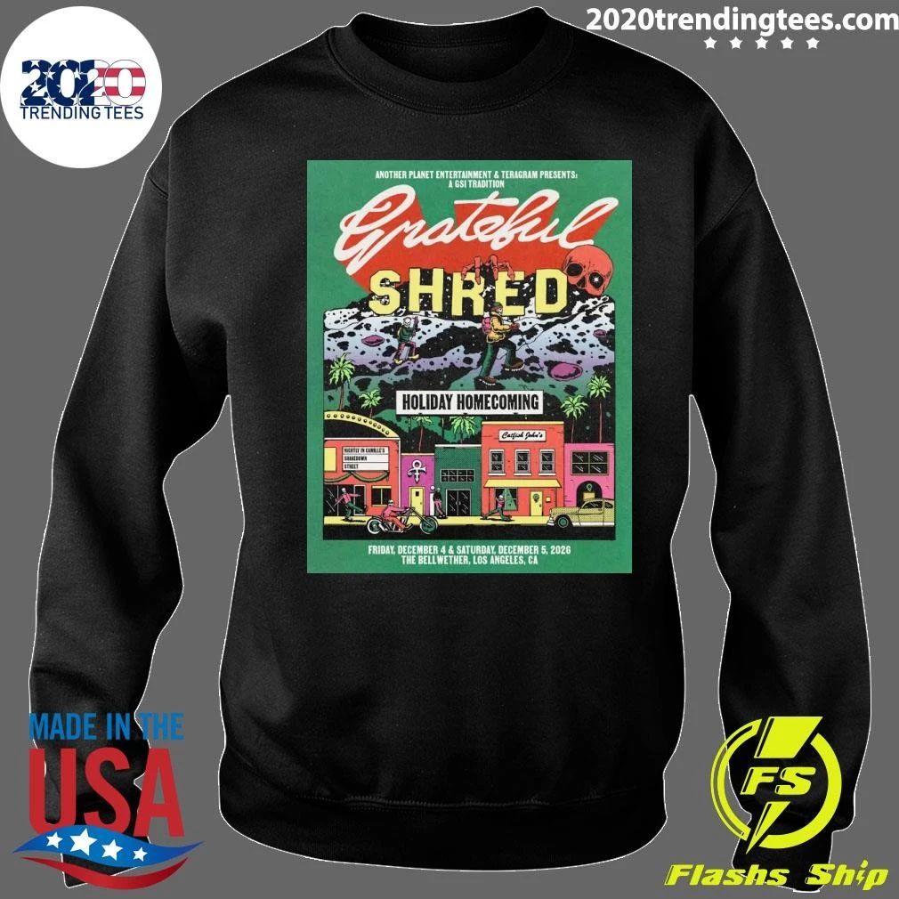 Grateful Shred In Los Angeles CA On December 4-5 2026 Tour Shirt