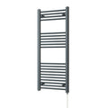 Zennor – Anthracite Electric Towel Rail H1200mm x W500mm Straight 500w Standard