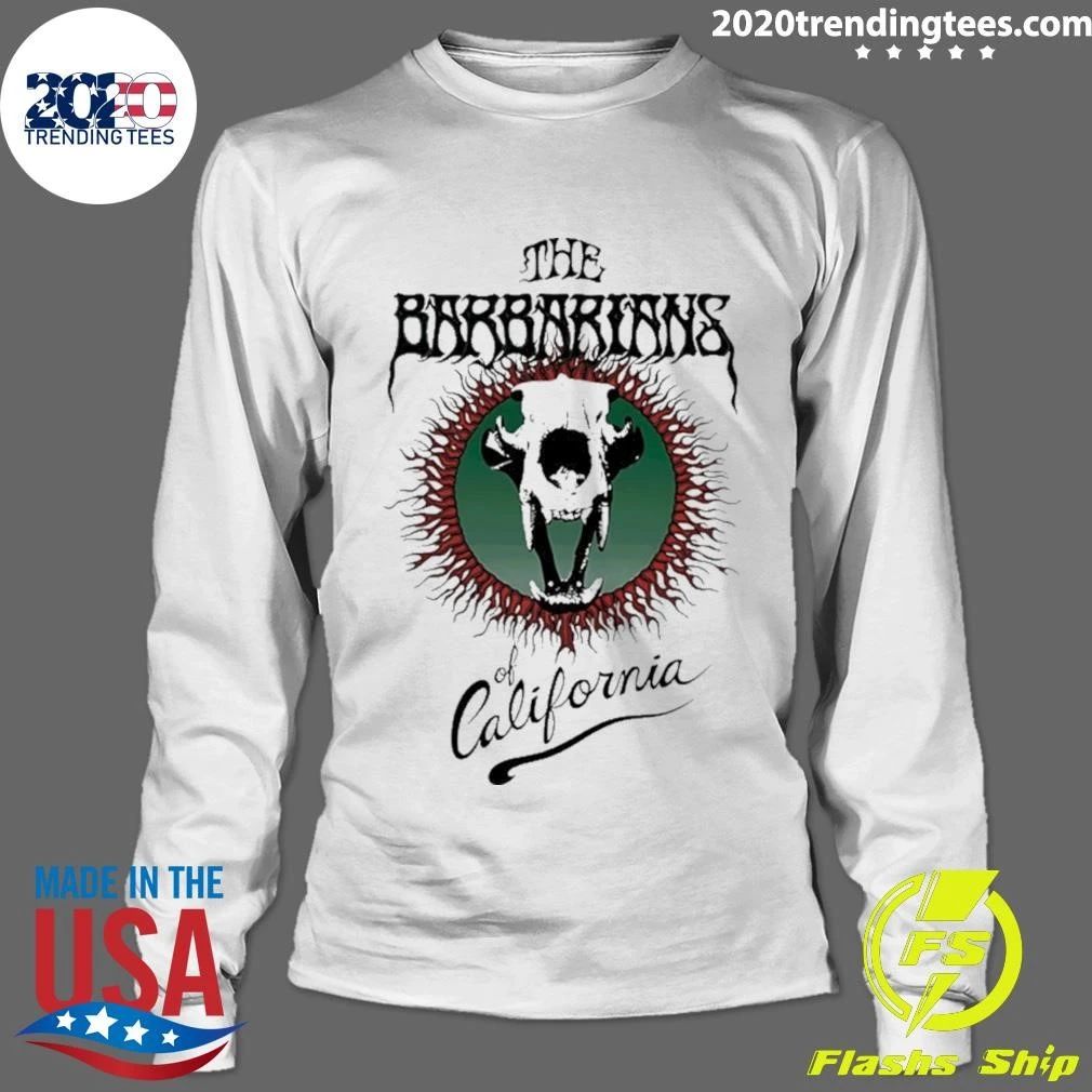 The Barbarians Of California Bear Skull Shirt