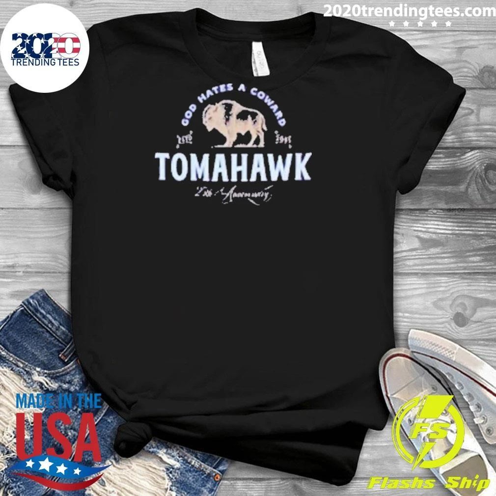 Tomahawk Merch US Tour 2026 God Hates A Coward Shirt