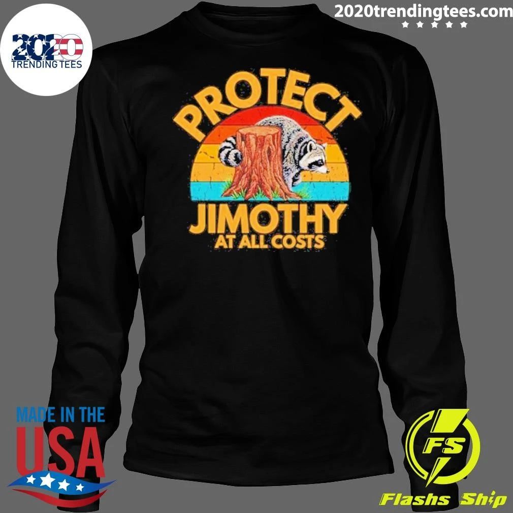 Jimothy Protect At All Costs Raccoon Vintage Shirt