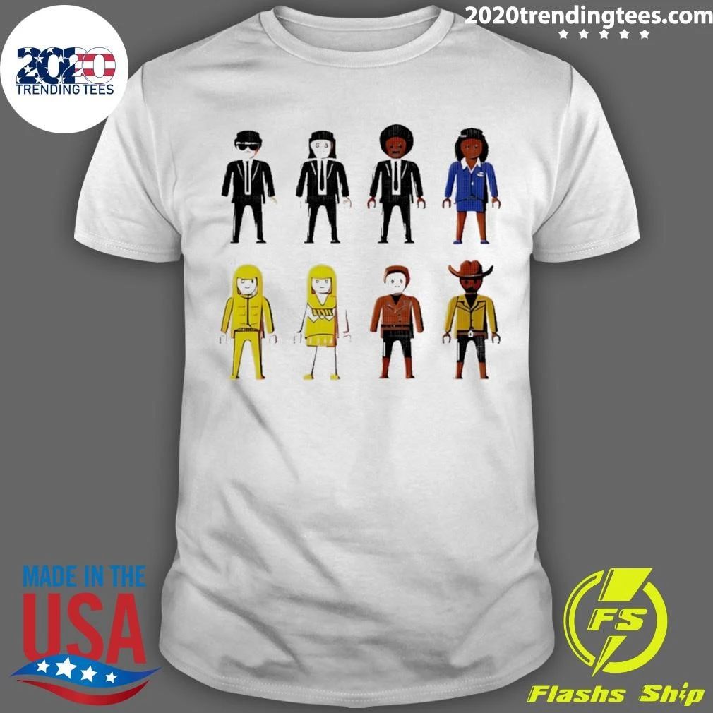 Tarantino Character Lineup Shirt