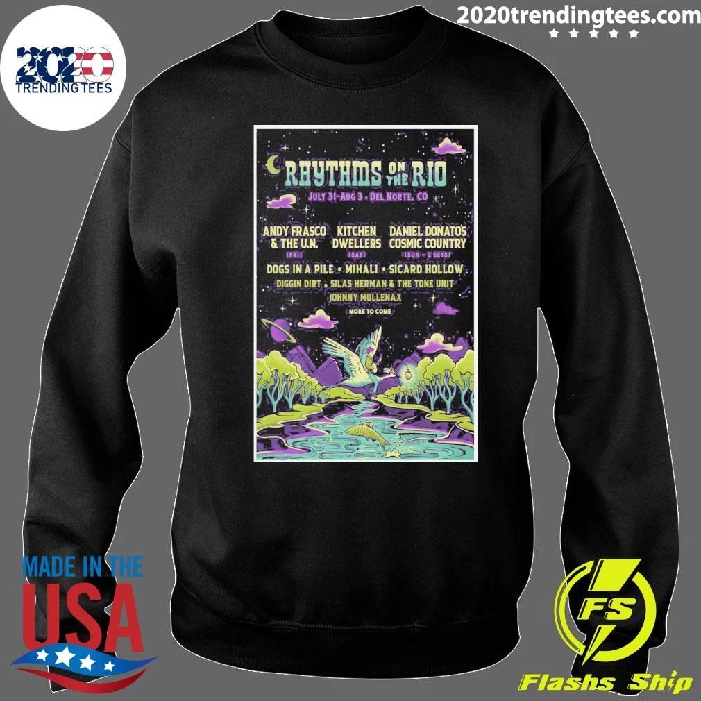 Del Norte Colorado July 30 2026 Rhythms On The Rio Shirt