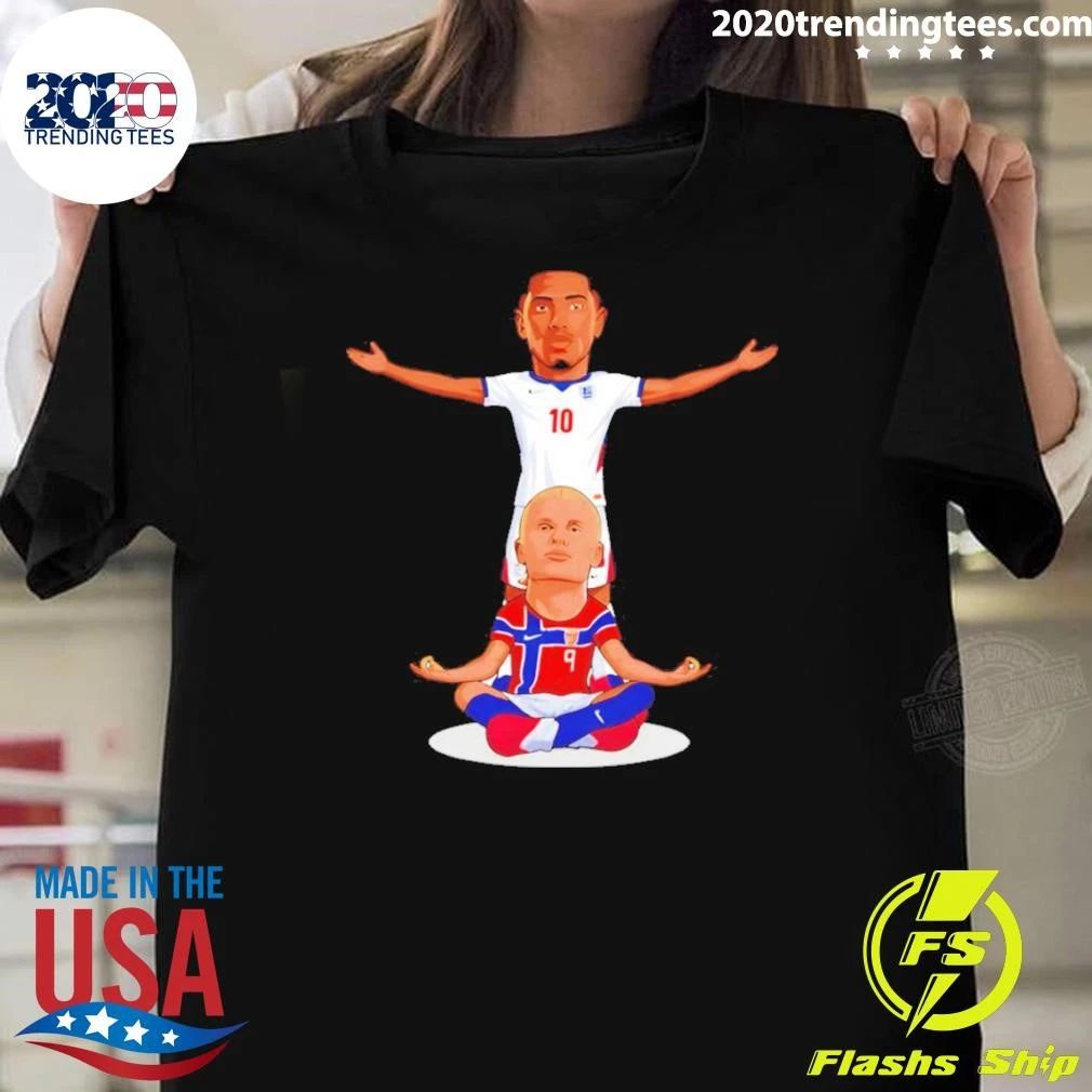 Jude Bellingham And Erling Haaland Number 10 And 9 England Norway Soccer World Cup 2026 Shirt