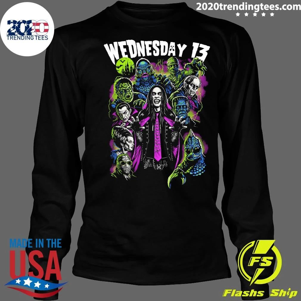 Wednesday 13 Halloween Duke of Spook Universal Monsters Shirt