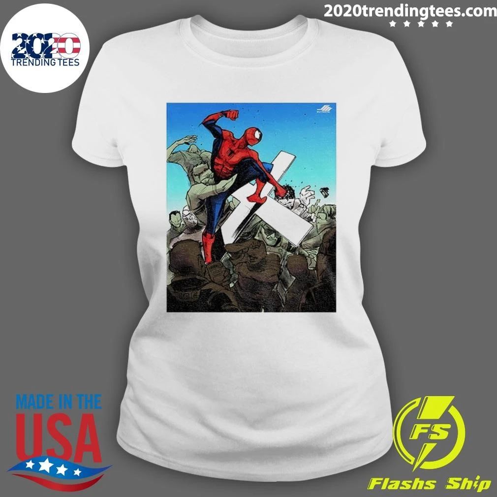 Never Give Up Spider-man Minnesotapolis Punch Nazis Police Shirt