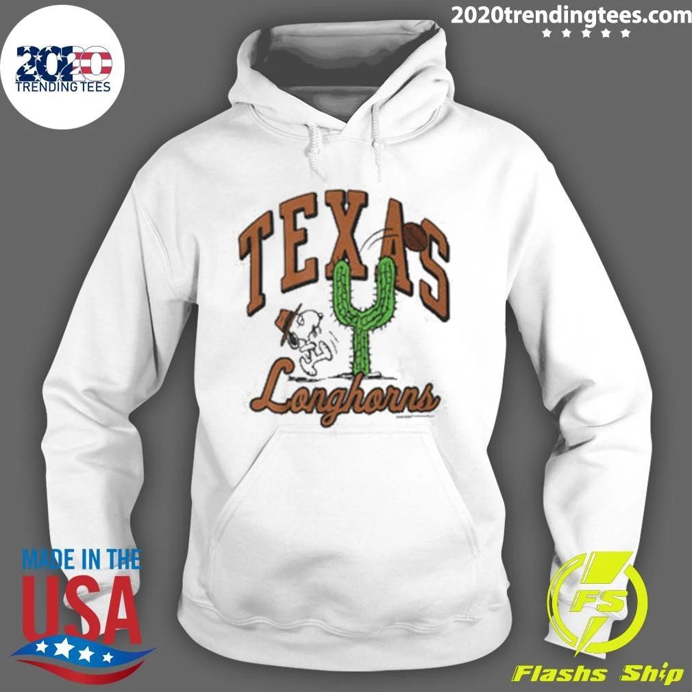 Texas Longhorns Peanuts Spike Football thru Cactus Tee Shirt