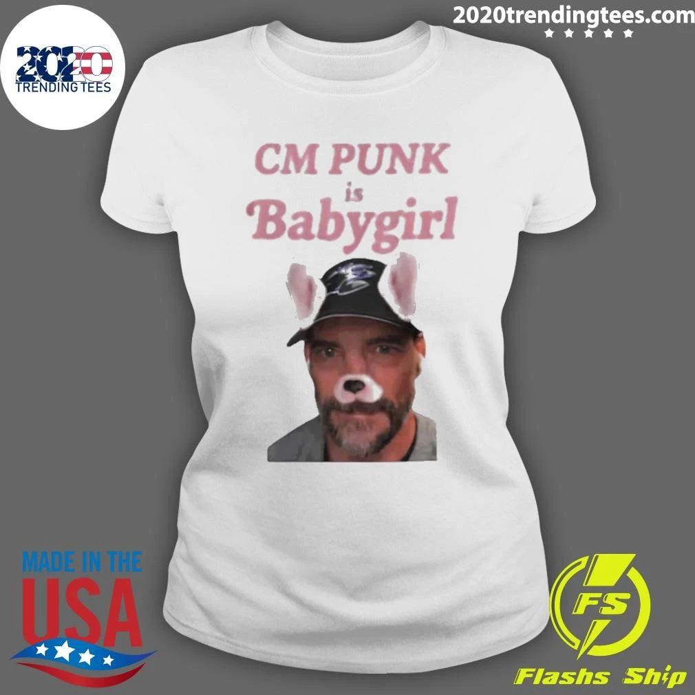 Cm Punk Is Babygirl Cat Funny Shirt