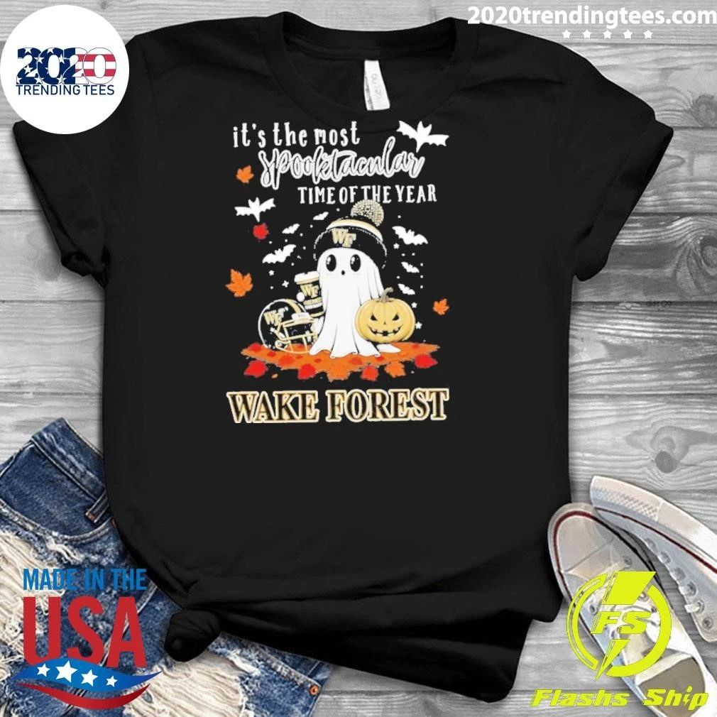Ghost Halloween 2026 Wake Forest Demon It’s The Most Spooktacular Time Of The Year Shirt
