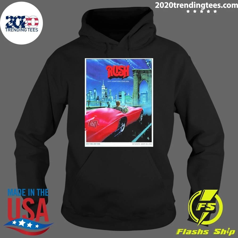 Rush New York 2026 Live At Madison Square Garden Exclusive Brooklyn Bridge Event On July 28 30 and August 1-4 2026 Shirt