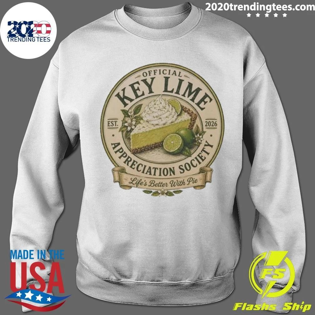 Key Lime Appreciation Society Life’s Better With Pie 2026 Shirt