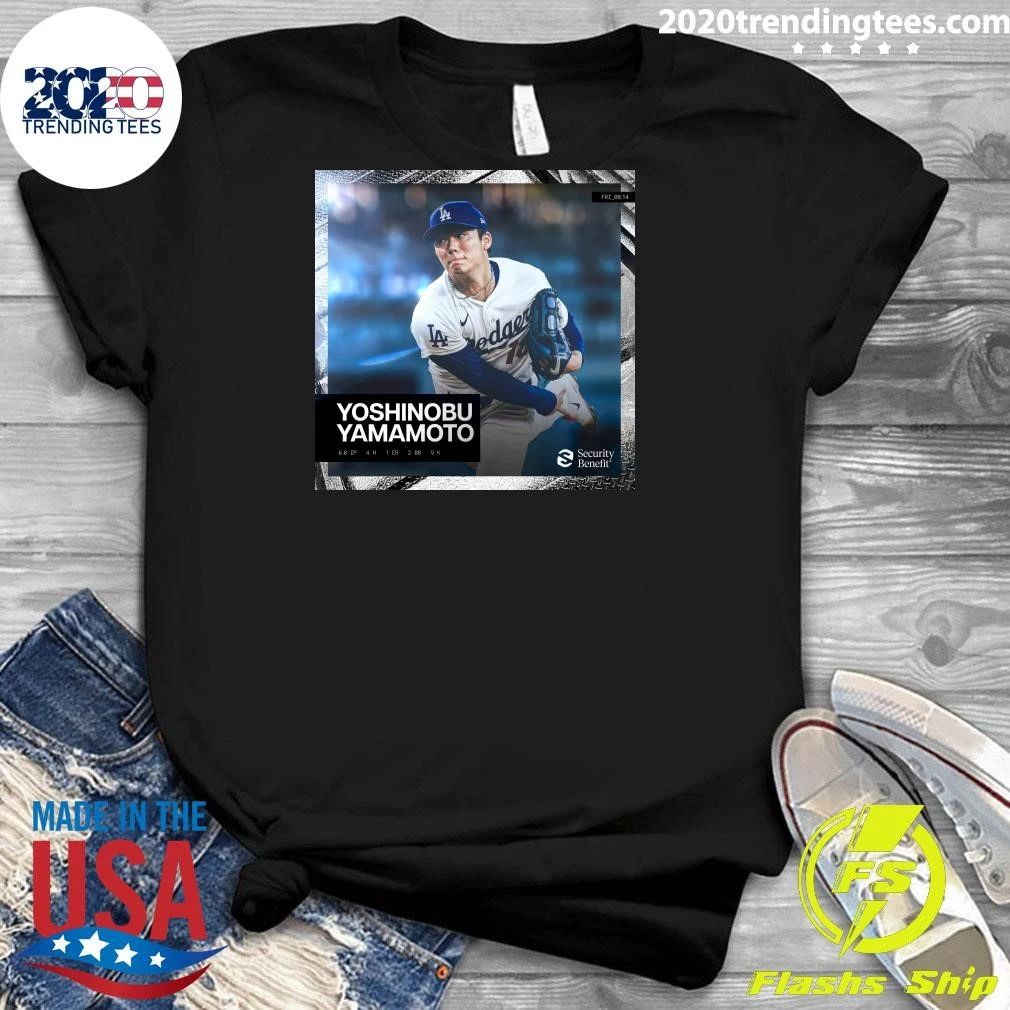 Yoshinobu Yamamoto in Los Angeles Dodgers 2026 Shirt