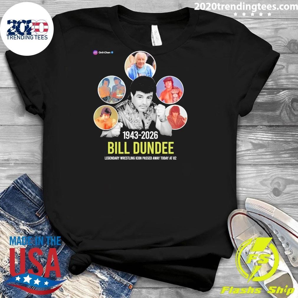 Bill Dundee 1943-2026 Legendary Wrestling Icon Passed Away At 82 Shirt