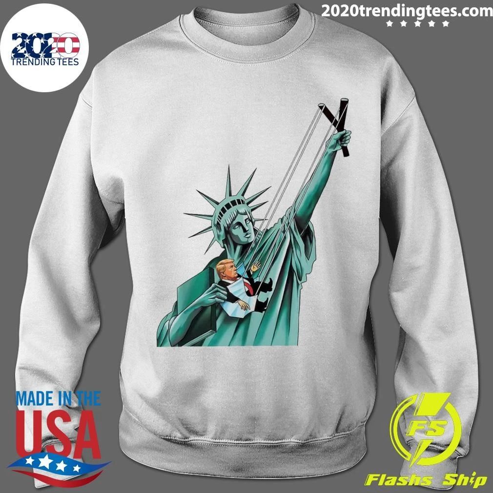 Statue Of Liberty Anti Trump Political Comedy Shirt