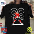 Premium Patrick Kane #88 Chicago Blackhawks Hockey Outline Signature Shirt