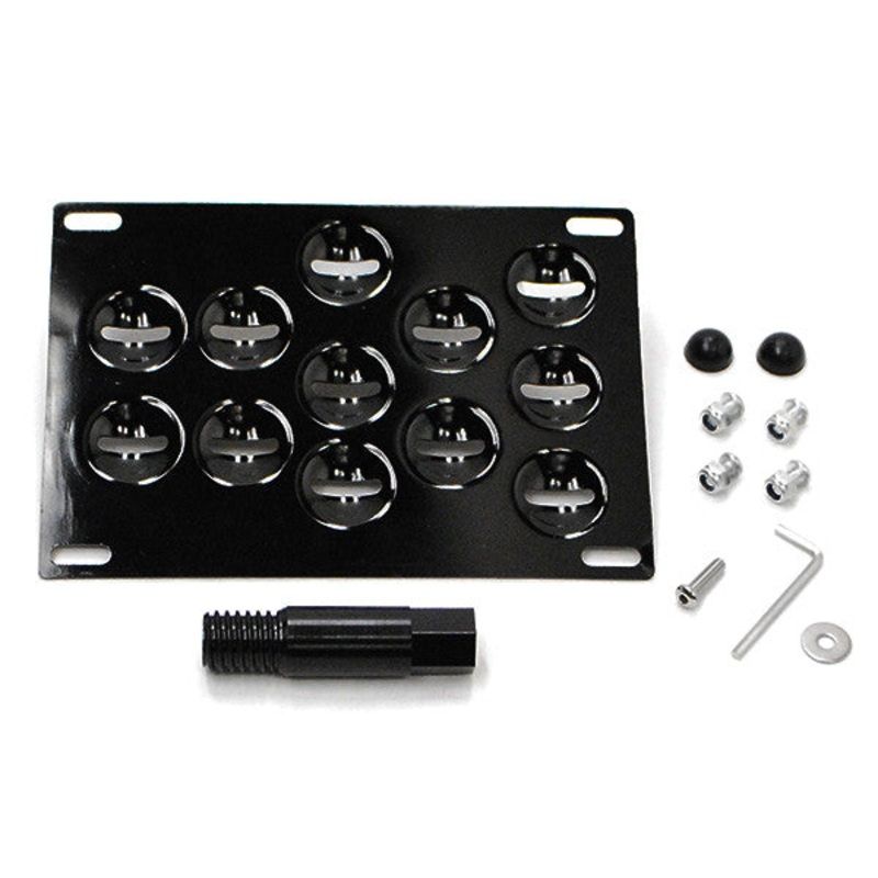 Rev9 License Plate Mounting Kit Porsche Boxster (05-12) For OEM Tow Hook Location