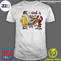All I Need Is Beer King Cake Crawfish Shirt