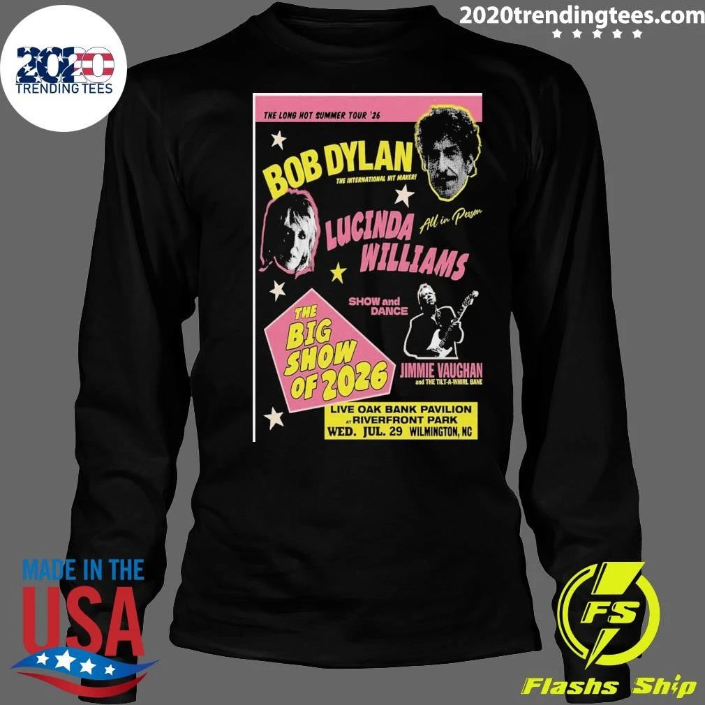 Bob Dylan Live Oak Bank Pavilion Riverfront Park July 29 Shirt