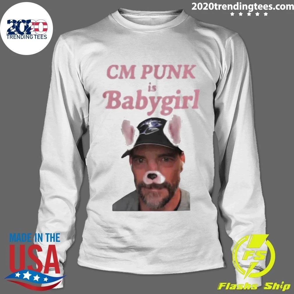 Cm Punk Is Babygirl Cat Funny Shirt