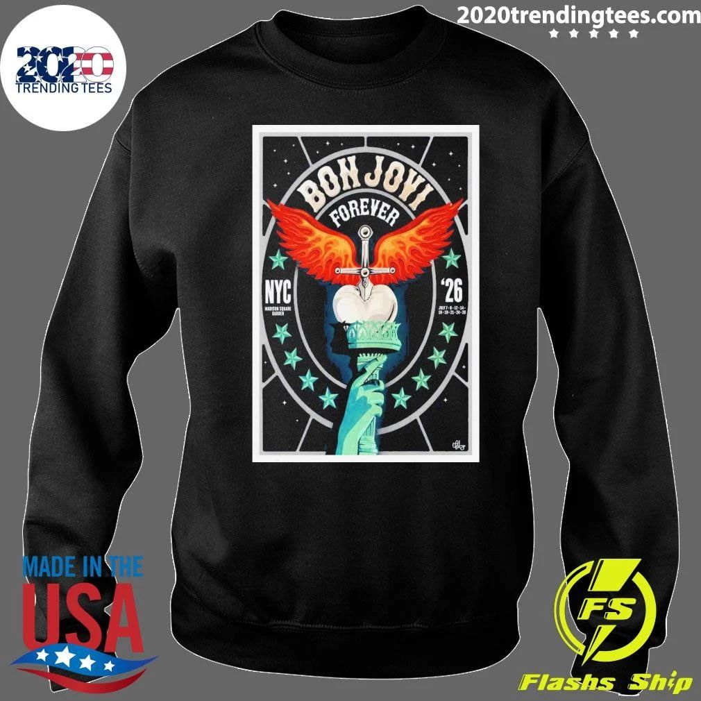 Bon Jovi Forever New York City Madison Square Garden Tour 2026 Shirt