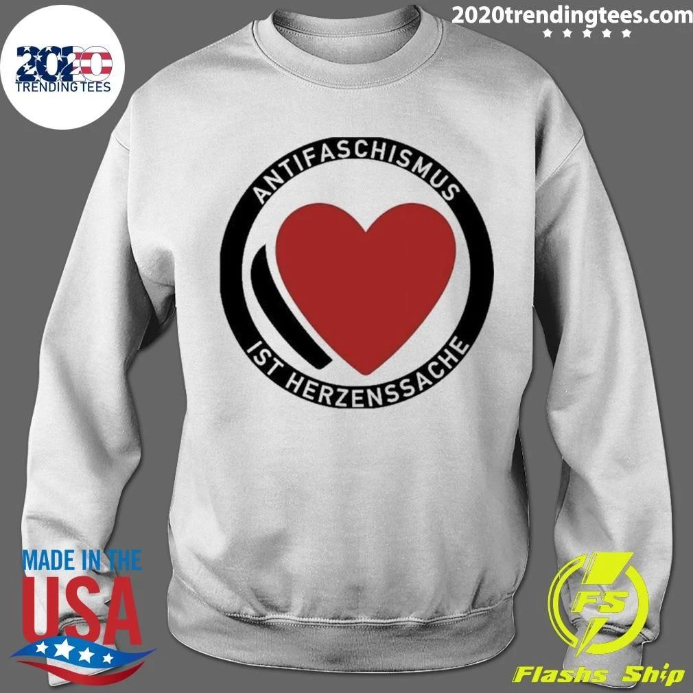 Antifaschismus Ist Herzenssache Antifa Shirt