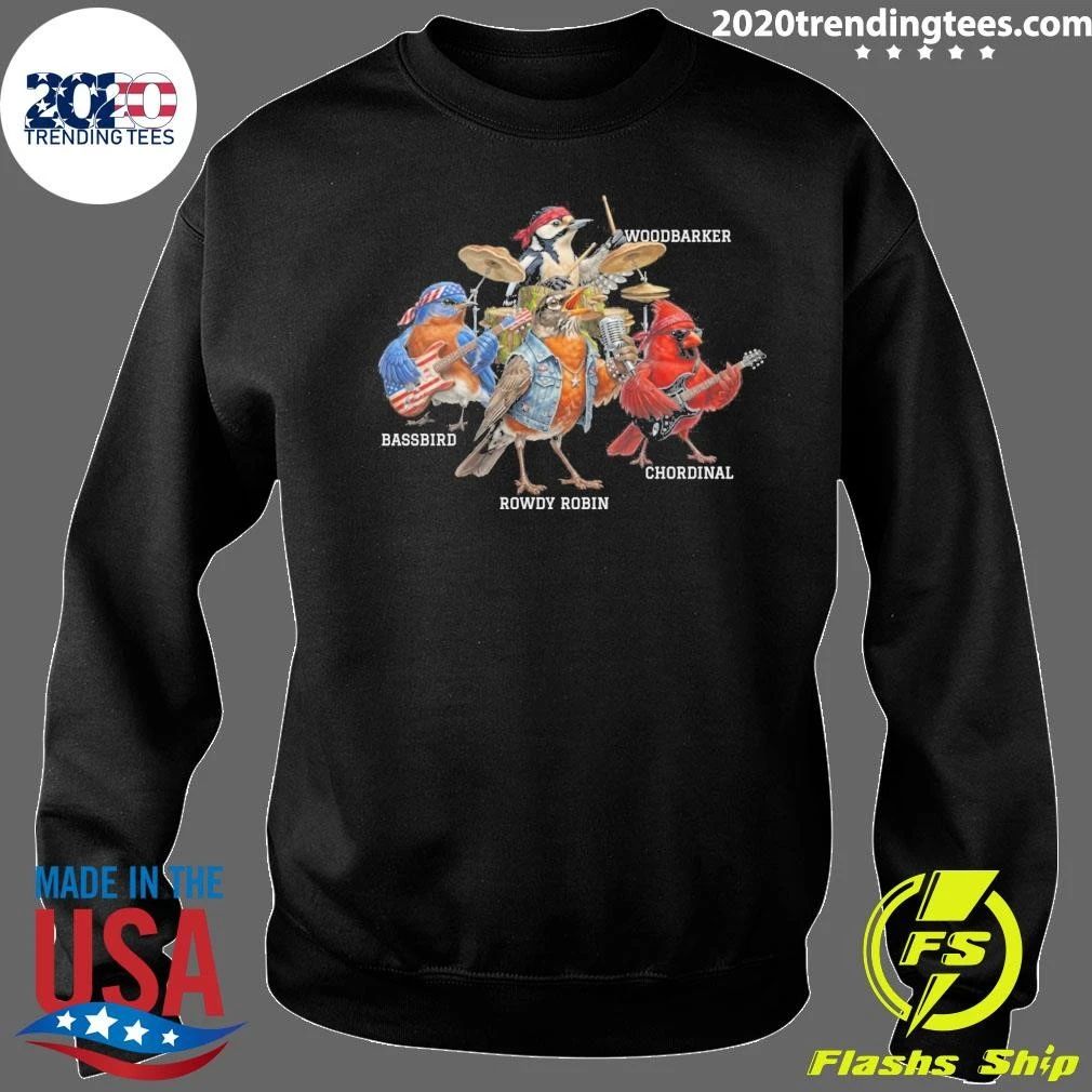 The Backyard Birds World Bluebird, Robin, Cardinal, Woodpecker Tour Shirt