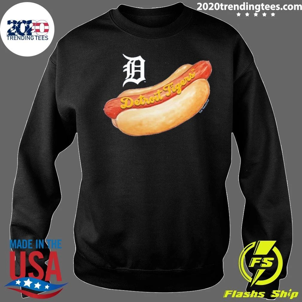 Detroit Tigers Tiny Turnip Youth Hot Dog Shirt