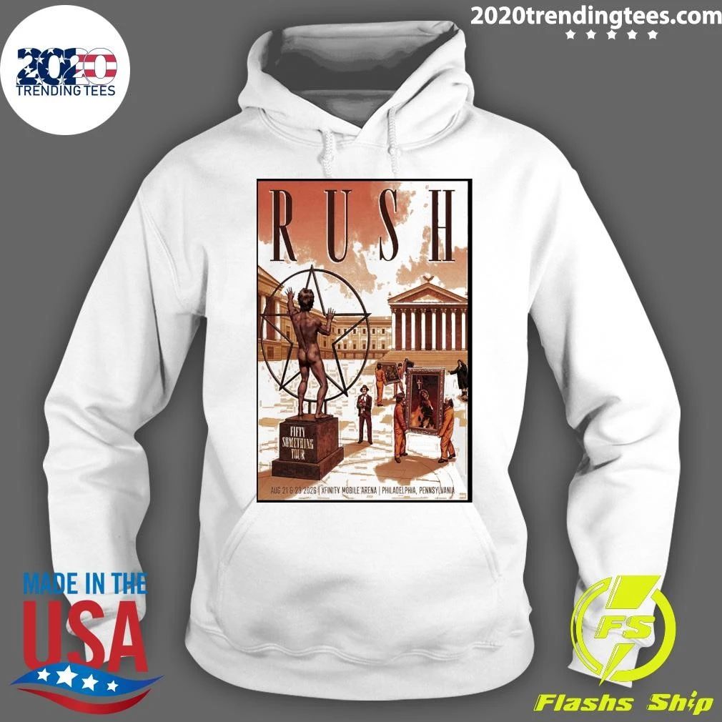 Rush Fifty Something Tour Philadelphia Pa 2026 Shirt