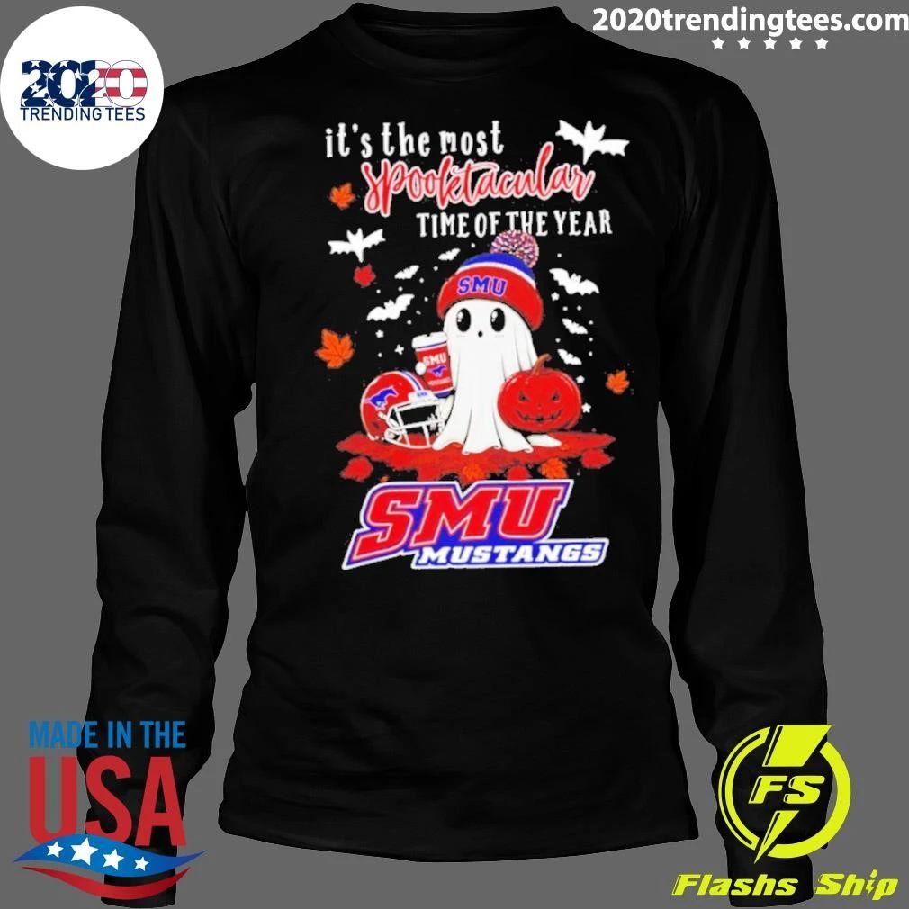Ghost Halloween 2026 SMU Mustangs It’s The Most Spooktacular Time Of The Year Shirt