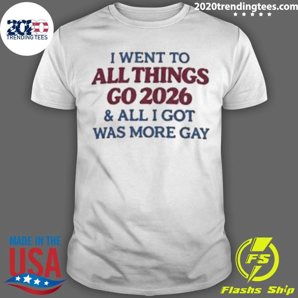 All Things Go NYC Festival 2026 Merch Got More Gay Ringer Tee Shirt