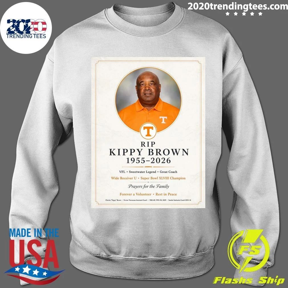 RIP Coach Kippy Brown 1955-2026 Tennessee lost a true Vol For Life Shirt
