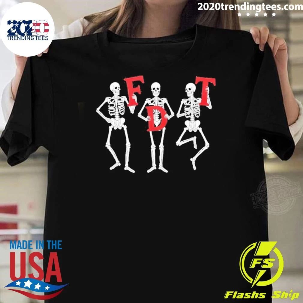 Dancing Skeleton Fdt Halloween Shirt