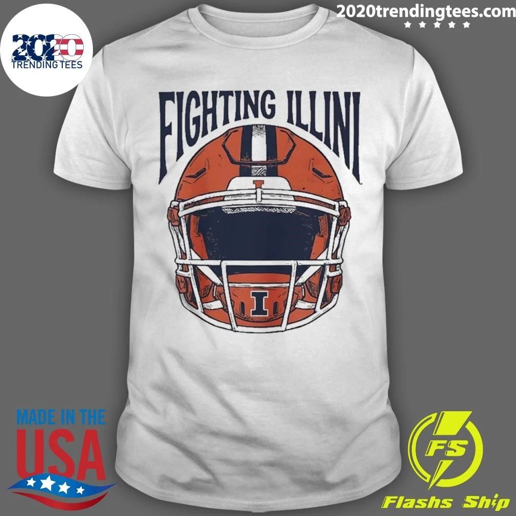 Illinois Fighting Illini Football Helmet 2026 Shirt