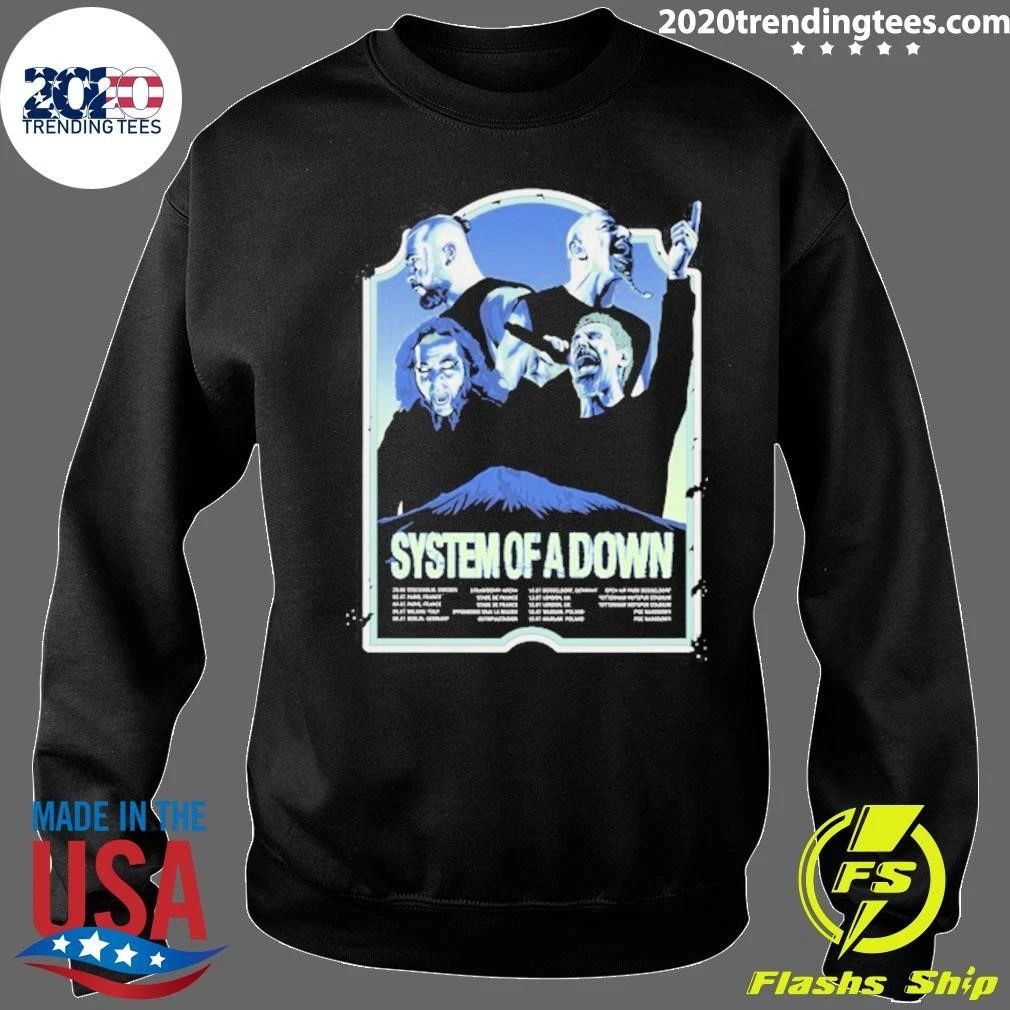 System Of A Down The European Tour 2026 Shirt