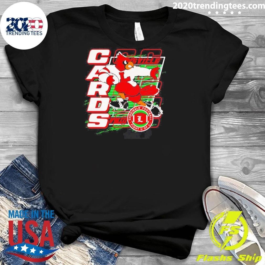 Louisville Cardinals 1980s Football Mascot Vintage shirt