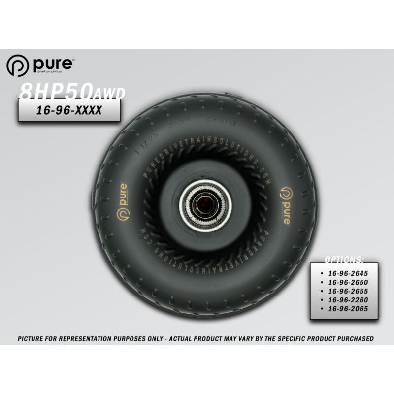 Pure Drivetrain 8HP50 High Performance Billet Race Torque Converter – 26/50 Stator – AWD
