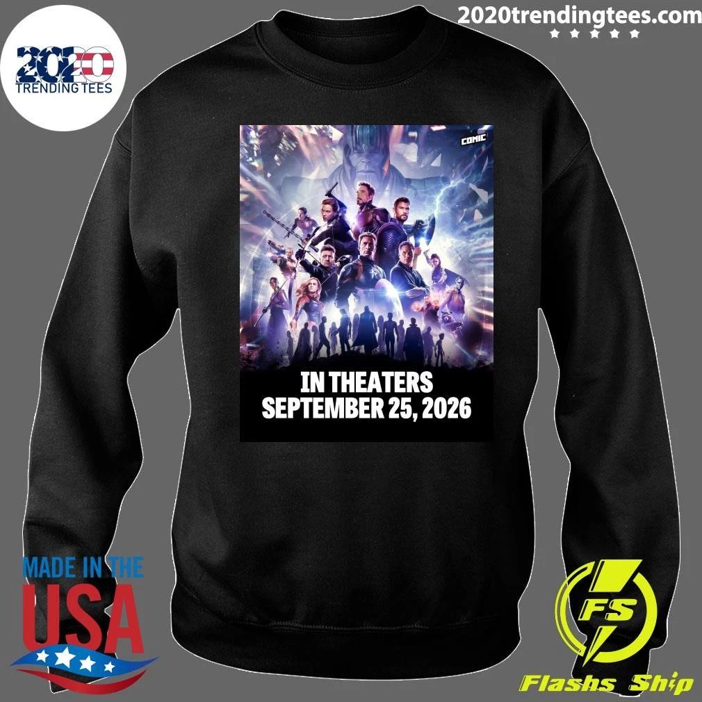 The First Teaser For Avengers Endgame Encore Has Officially Been Released In Theaters September 25, 2026 Shirt