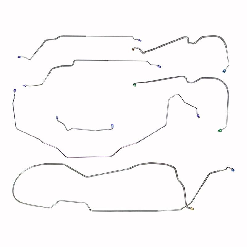 1970 Buick Electra/225 127.0″ WB Power Disc Brake Line Kit 7pc, Stainless