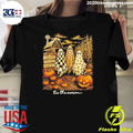 Ghosts Trio Tis The Season Pumpkin Spooky Autumn Halloween 2026 Shirt