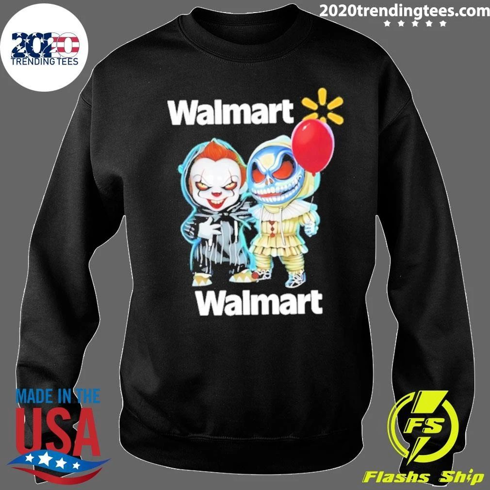 Walmart Pennywise and Jack Skellington Halloween 2026 Shirt