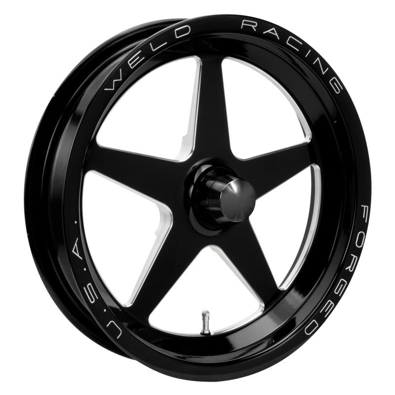 Weld Alumastar 1-Piece 15×3.5 / Anglia Spindle MT / 1.75in. BS Black Wheel – Non-Beadlock
