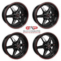 99-14+ GM Truck 93 Truck Star 4-Wheel DragPak (Gloss Black)
