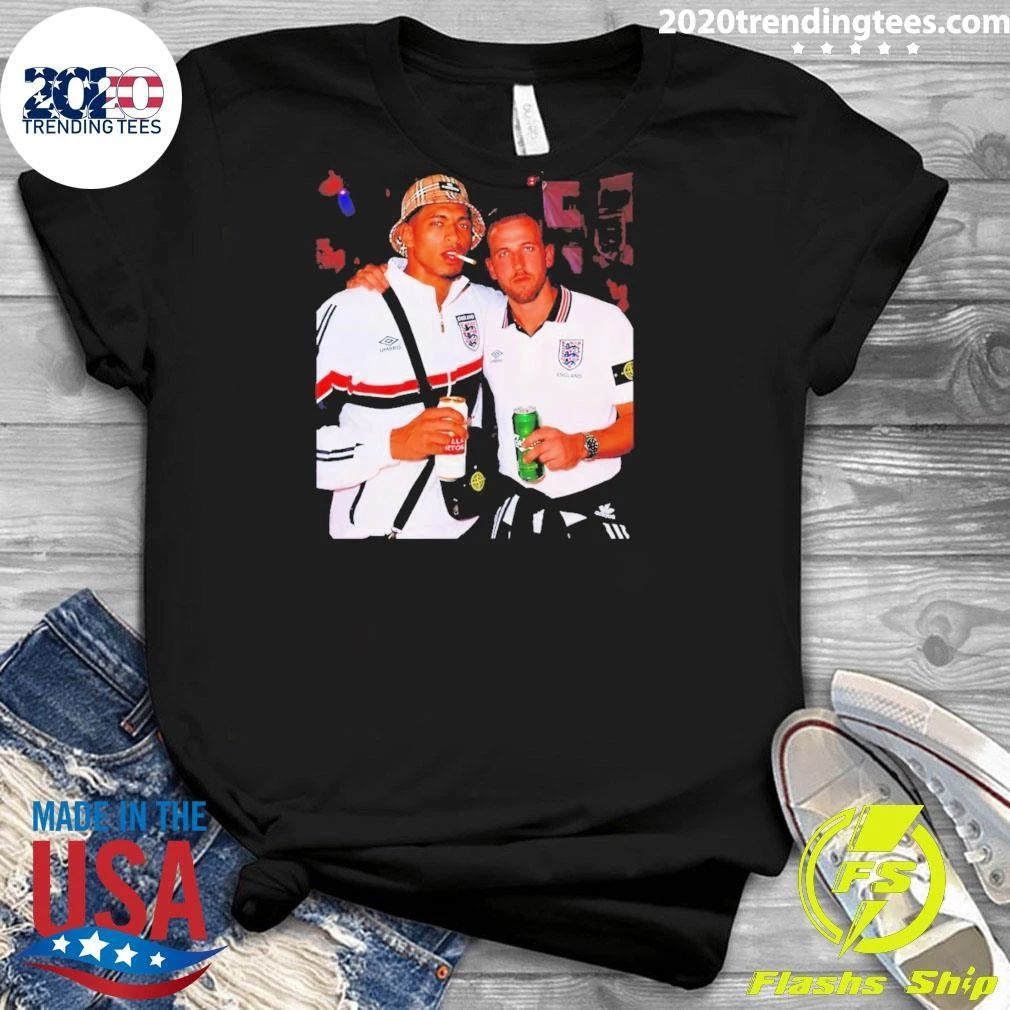 Harry Kane And Jude Bellingham Smoking And Beer Step Bros Style World Cup 2026 Shirt